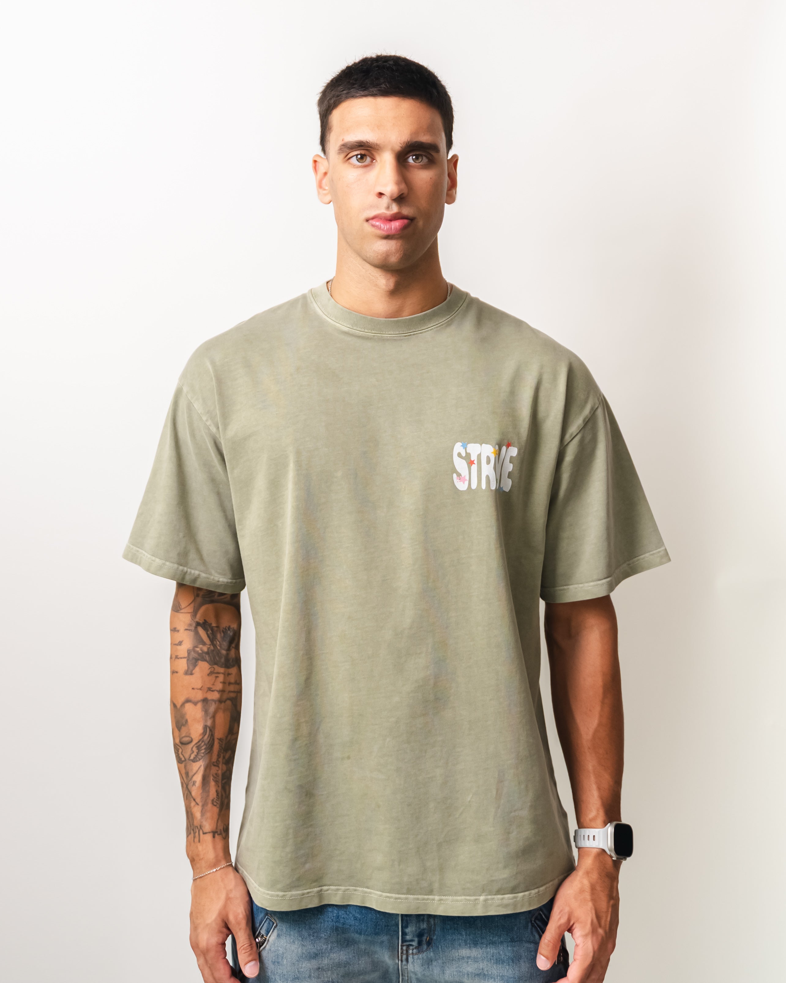 I Miss The Old You Tee - Coral Green