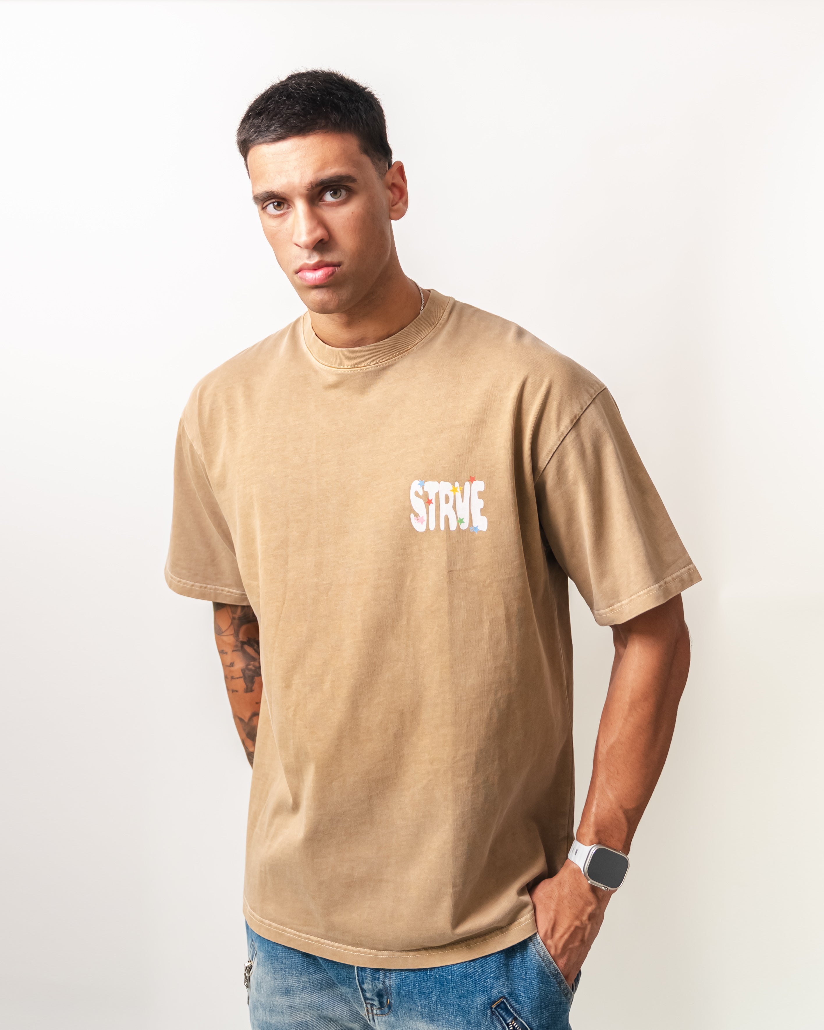 I Miss The Old You Tee - Tan
