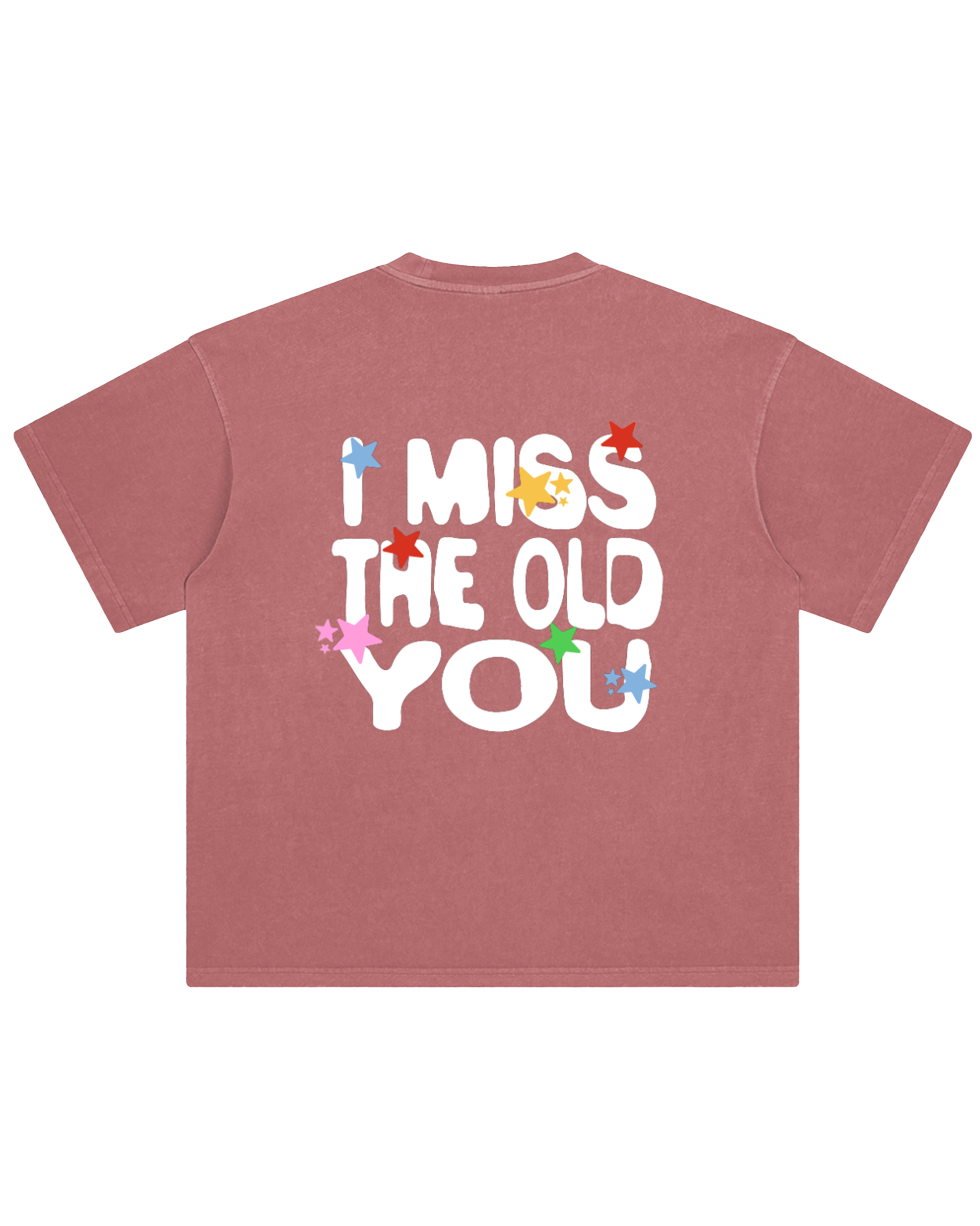 I Miss The Old You Tee - Pink Rust
