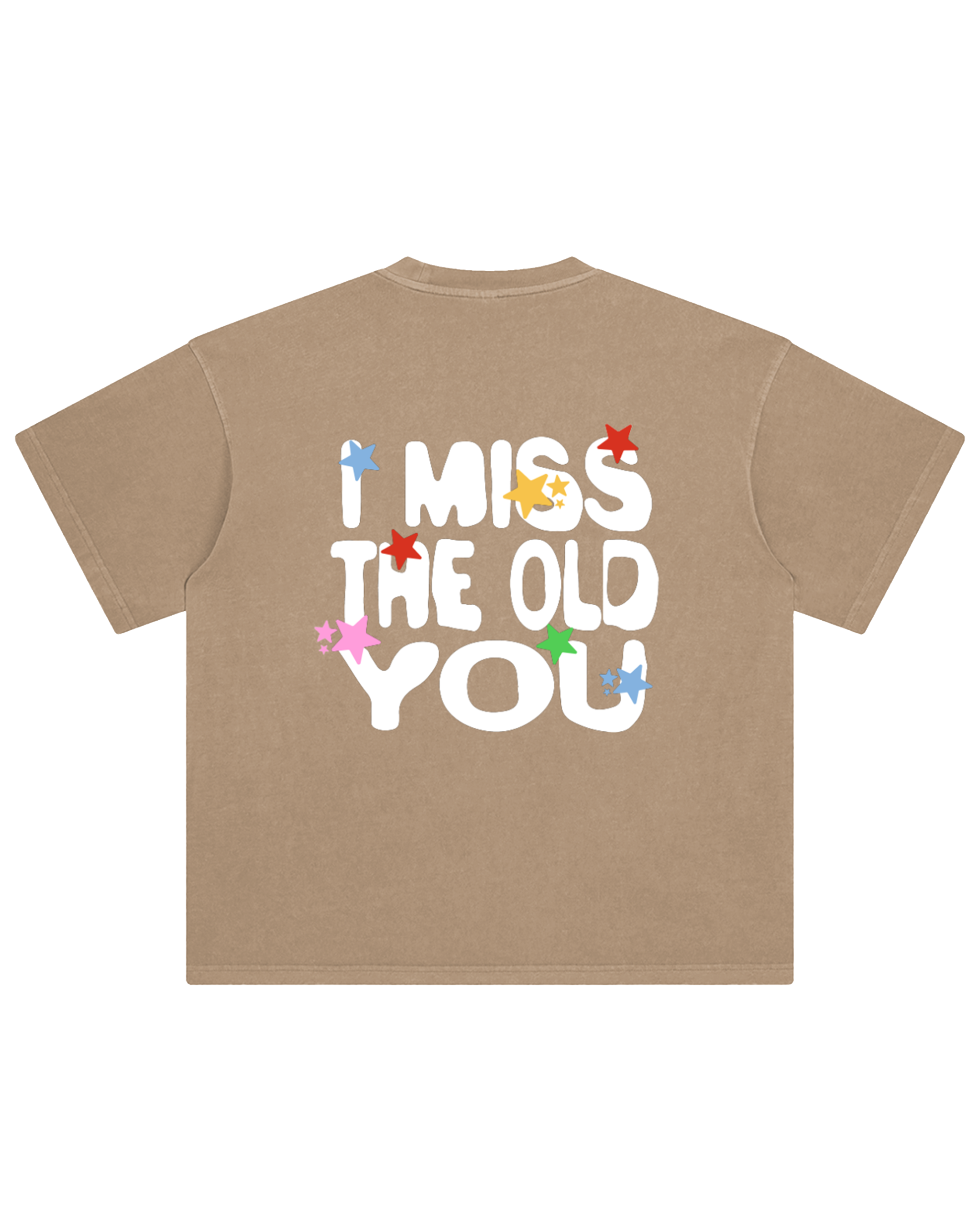 I Miss The Old You Tee - Tan
