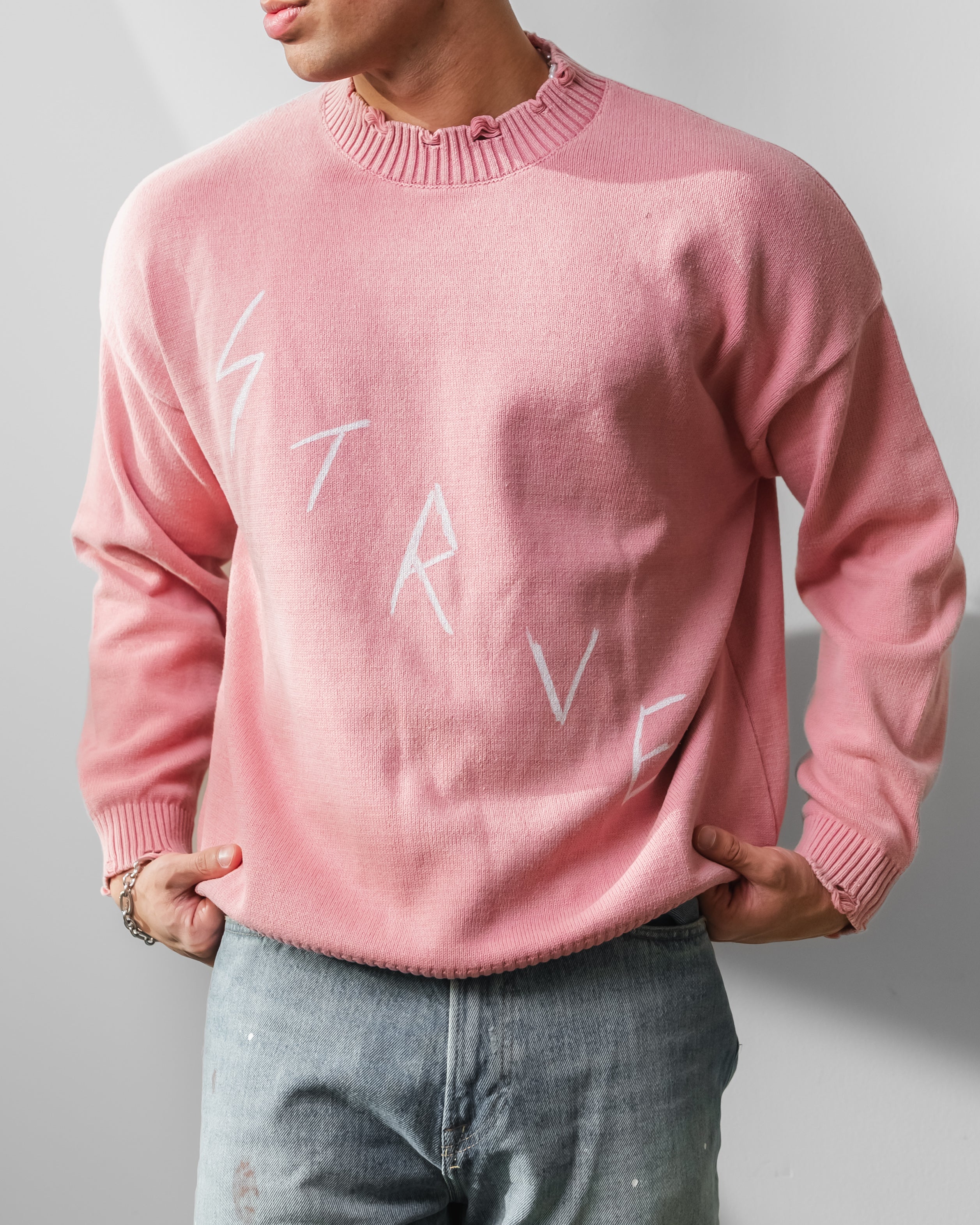 Knit Sweater - Pink