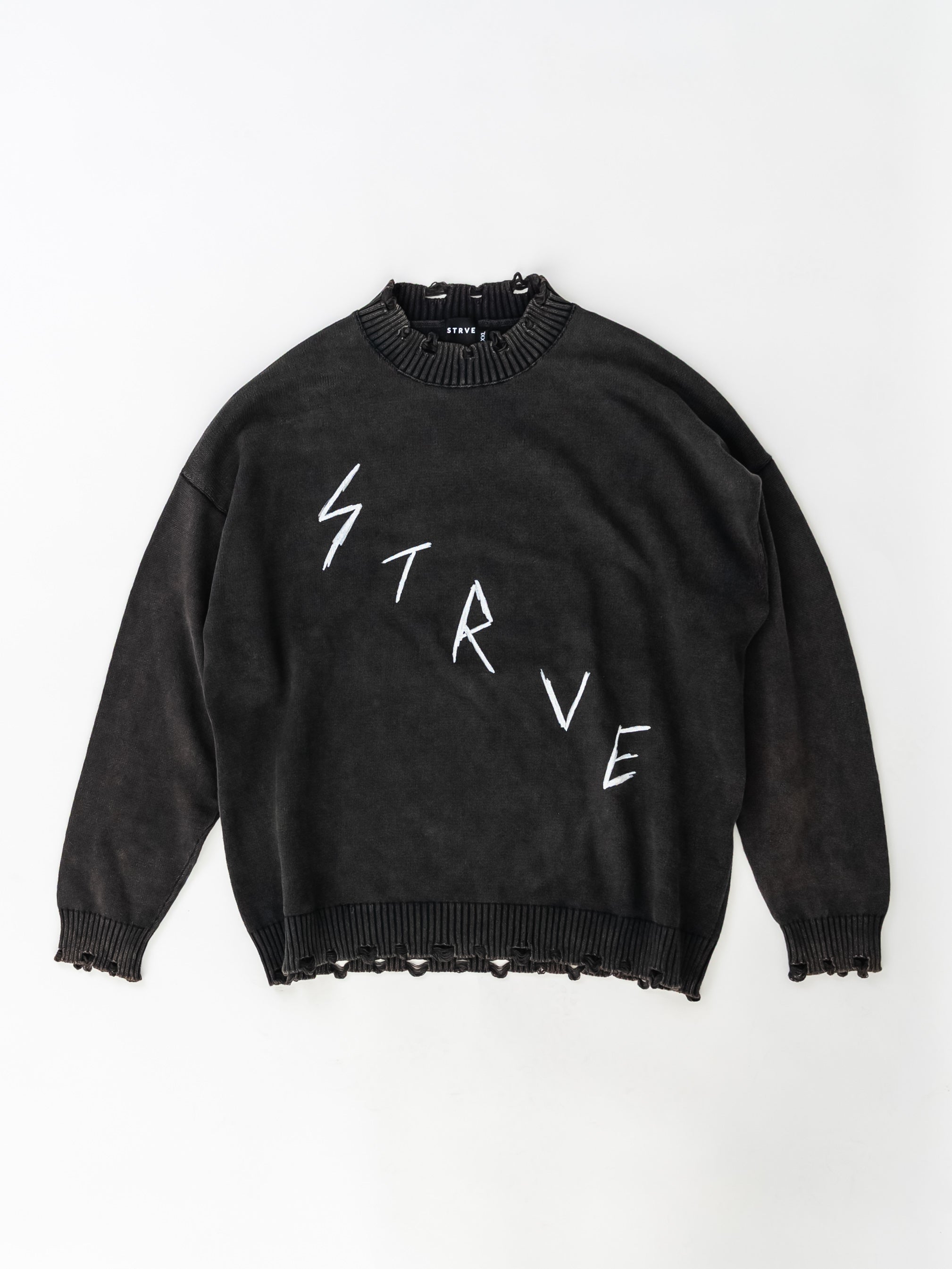 Knit Sweater - Faded Black