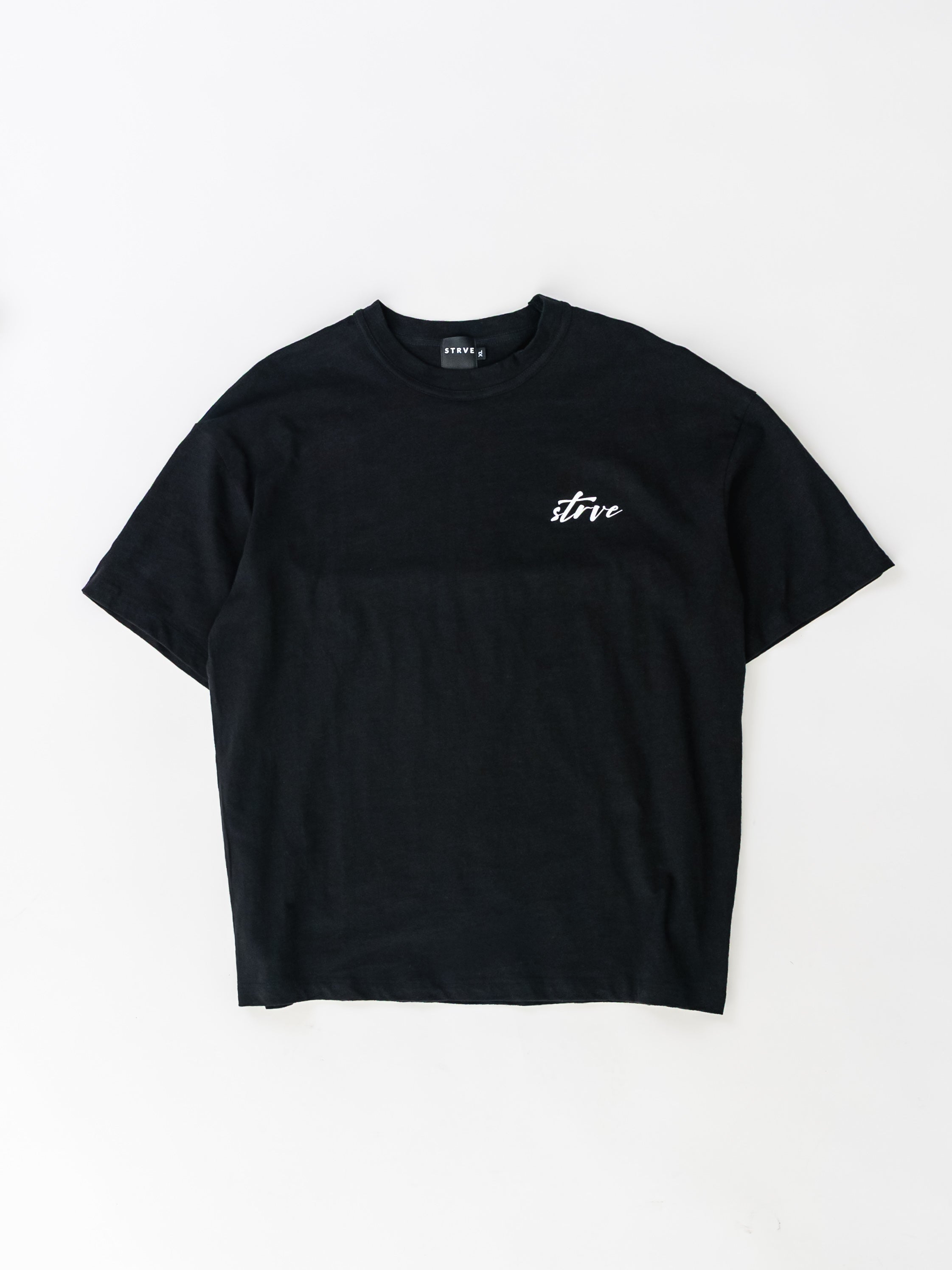 Script Tee - Black