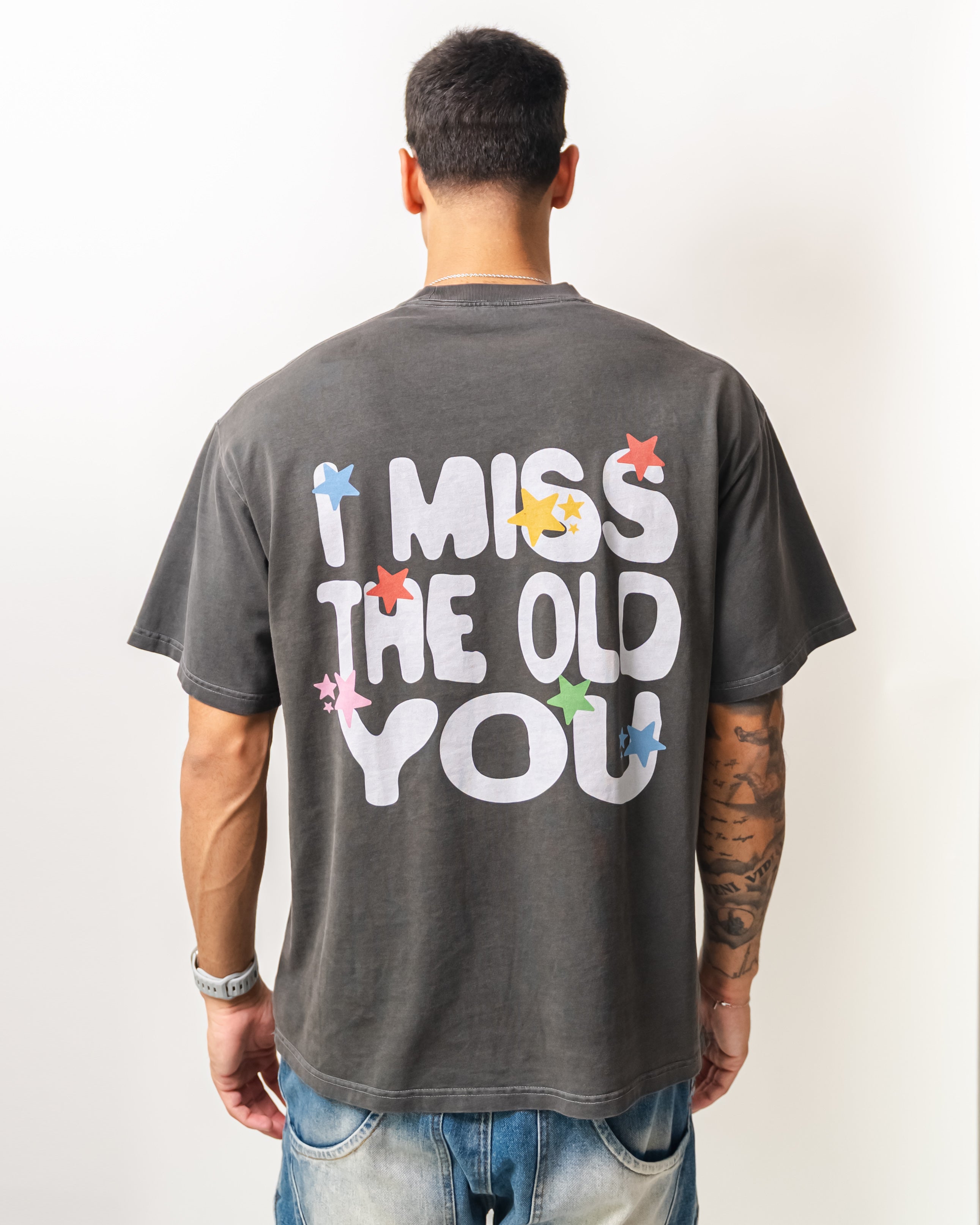 I Miss The Old You Tee - Slate